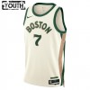 Dres Boston Celtics Jaylen Brown 7 Nike 2023-24 City Edition Bijela Swingman - Dječji
